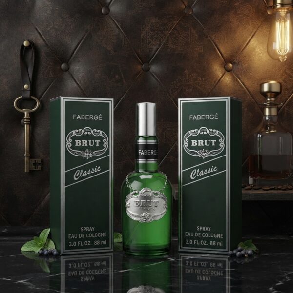 Faberge Brut Classic Eau de Cologne - Fragrance Accessory Designed For Scent Application And Daily Grooming Routine - 88ML